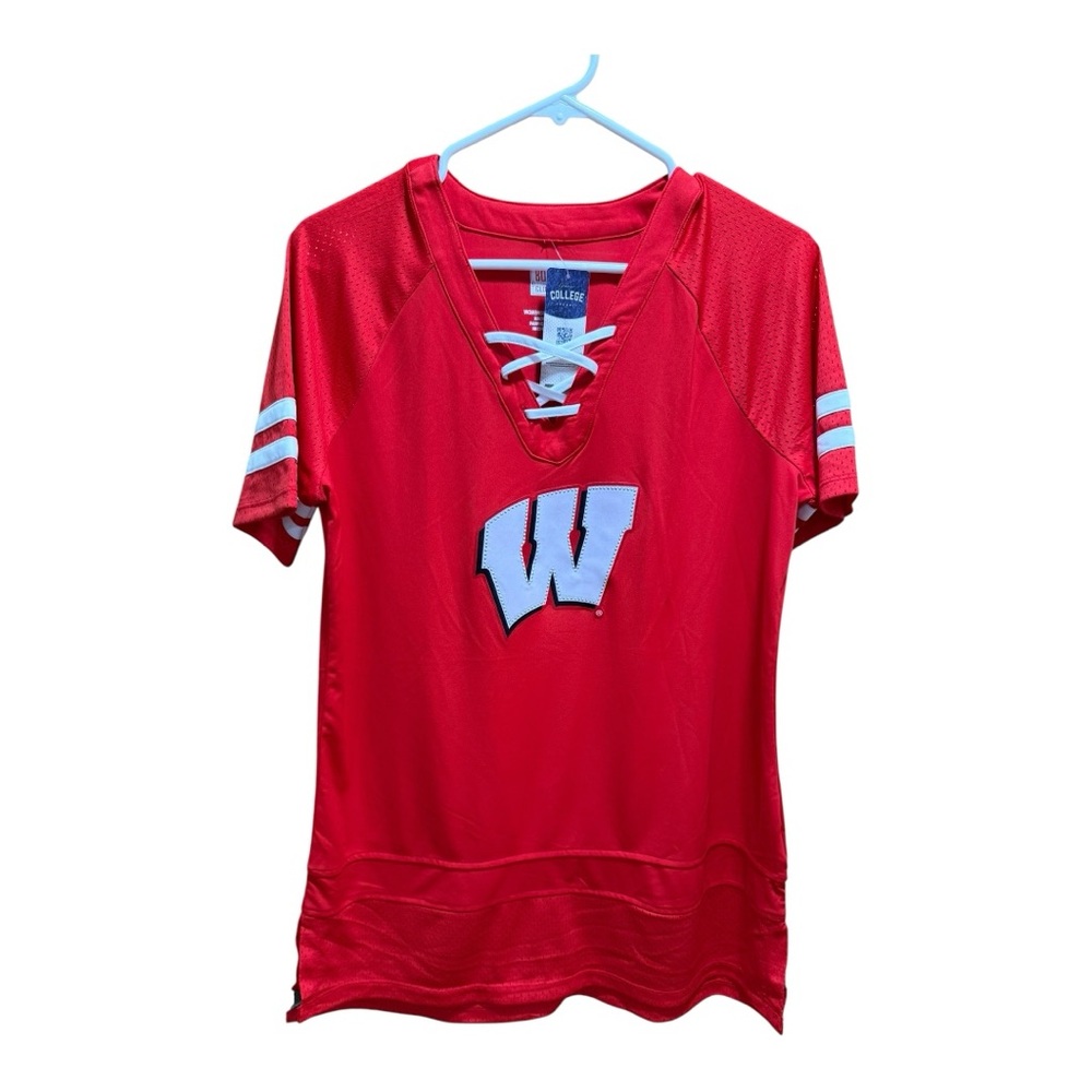 Women’s Size Large Box Seat Clothing Wisconsin Badger Jersey NWT